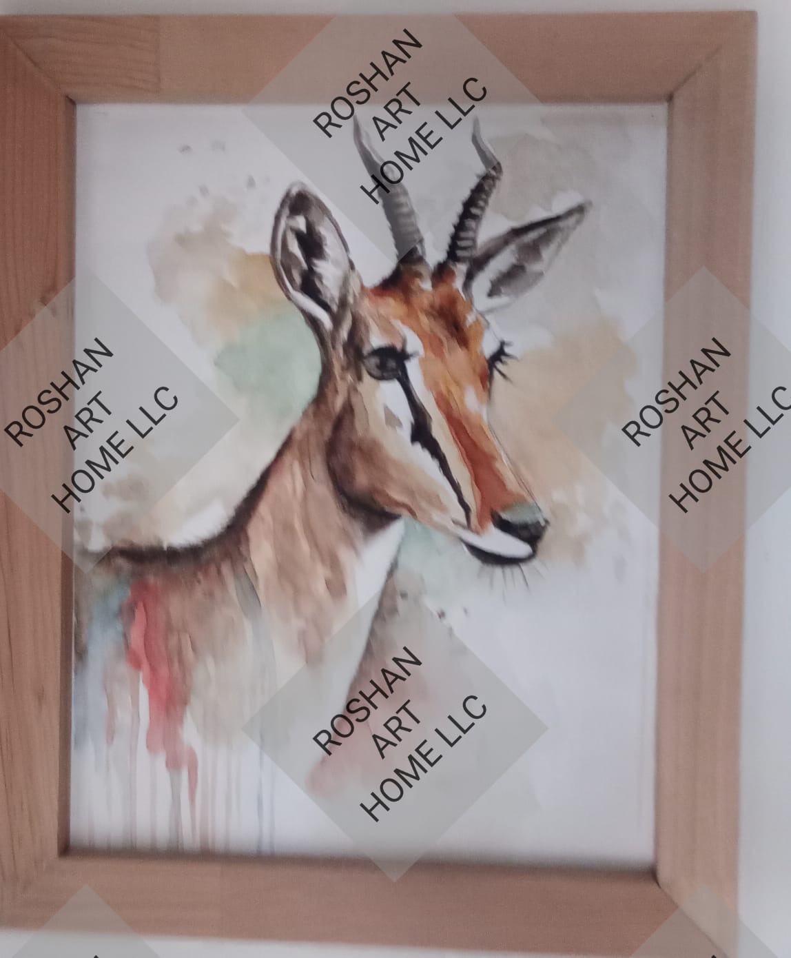 Smaller original watercolor wildlife 
